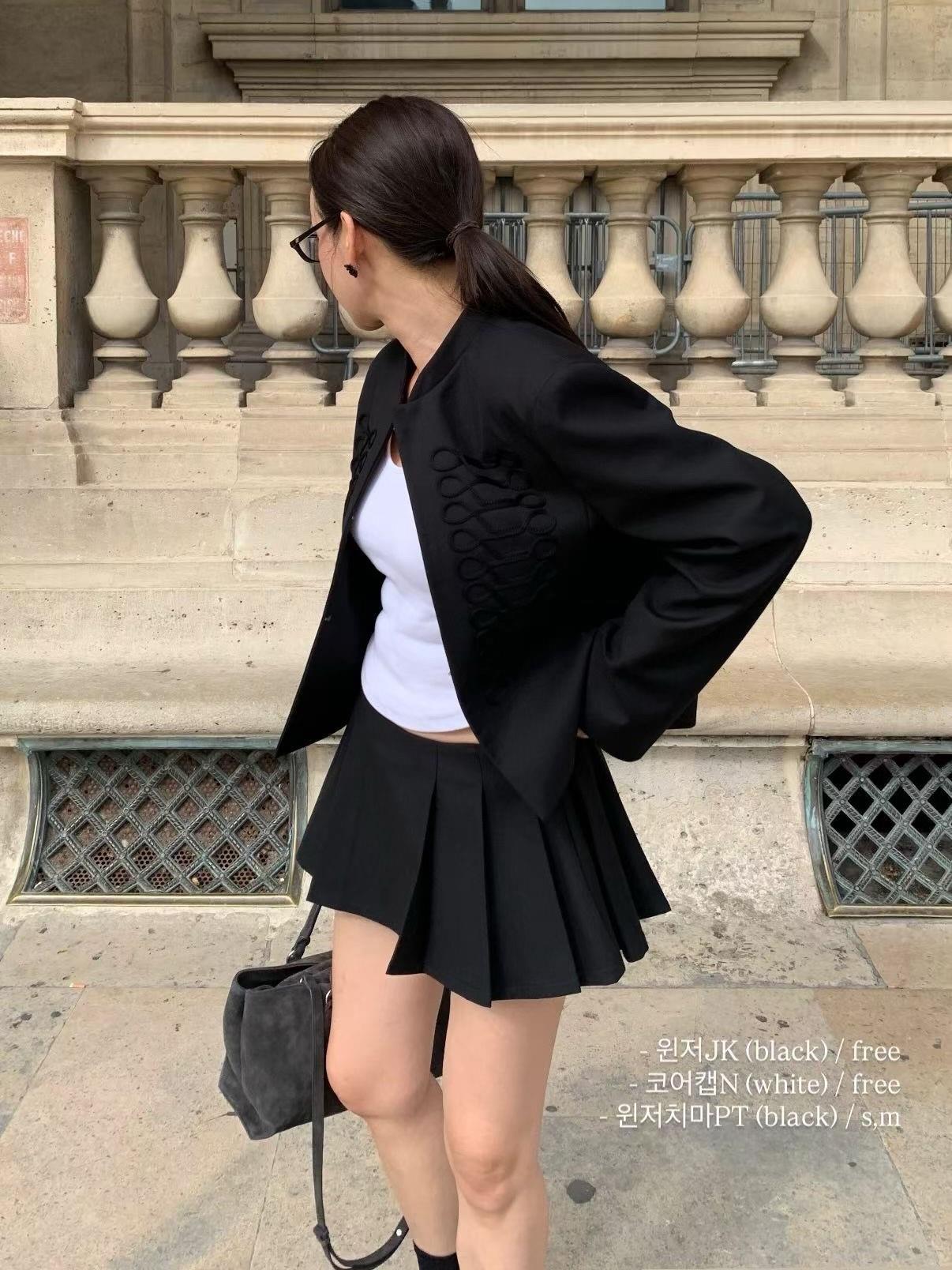 百摺西裝翹屁褲裙